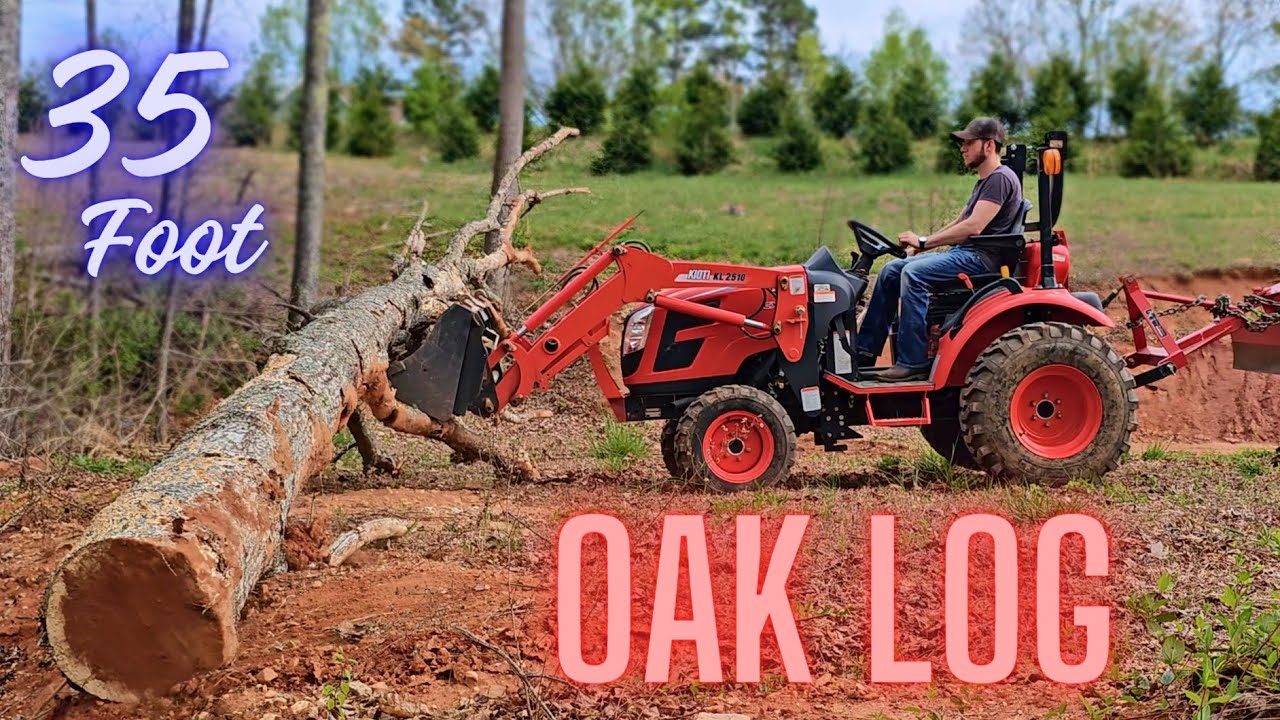 Stihl 362 & Kioti CX2510 Compact Tractor