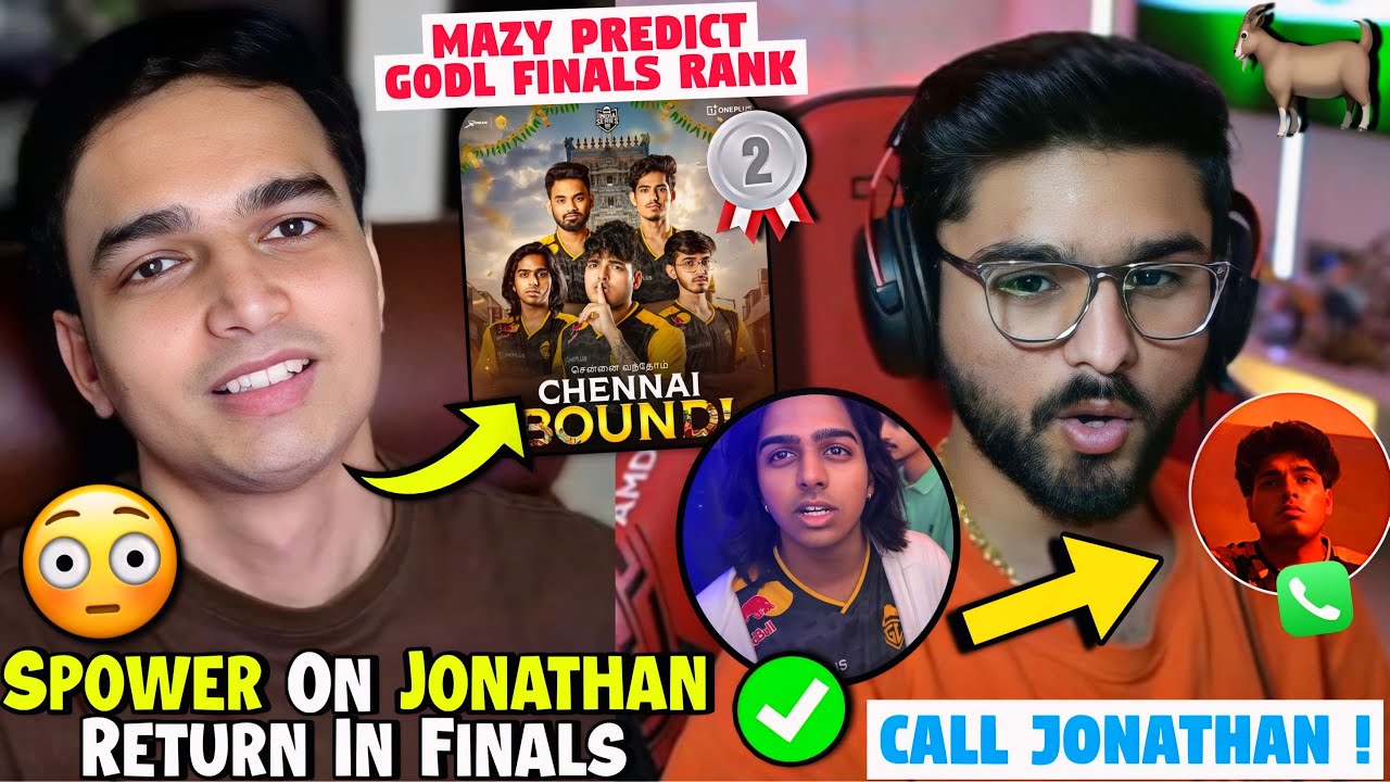 Lolzz Call Jonathan📞😳Spower On Jonathan Return In Finals🐐🔥Mazy Predict GodL Finals💛🫡