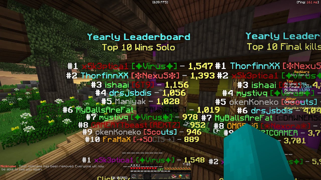 THE GRIND NEVER STOPS! solo bedwars (PIKA NETWORK)
