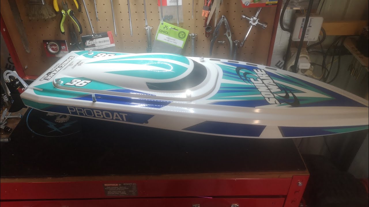 proboat sonic wave v2 remontage