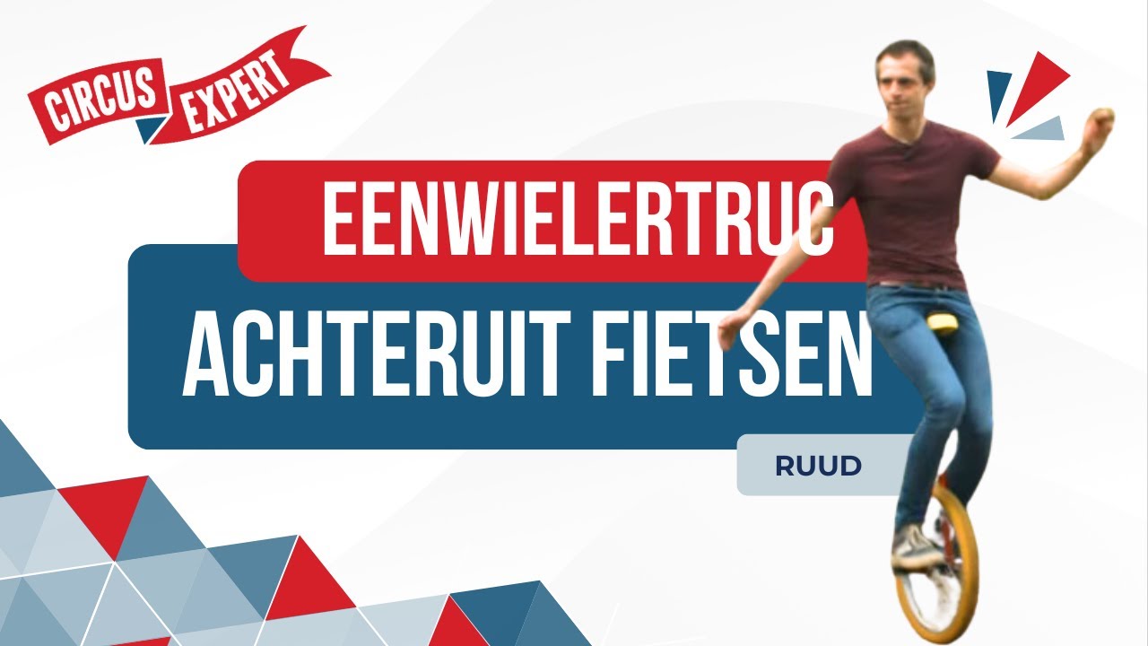Achteruit fietsen op een Eenwieler | Tutorial | Circus-expert.nl