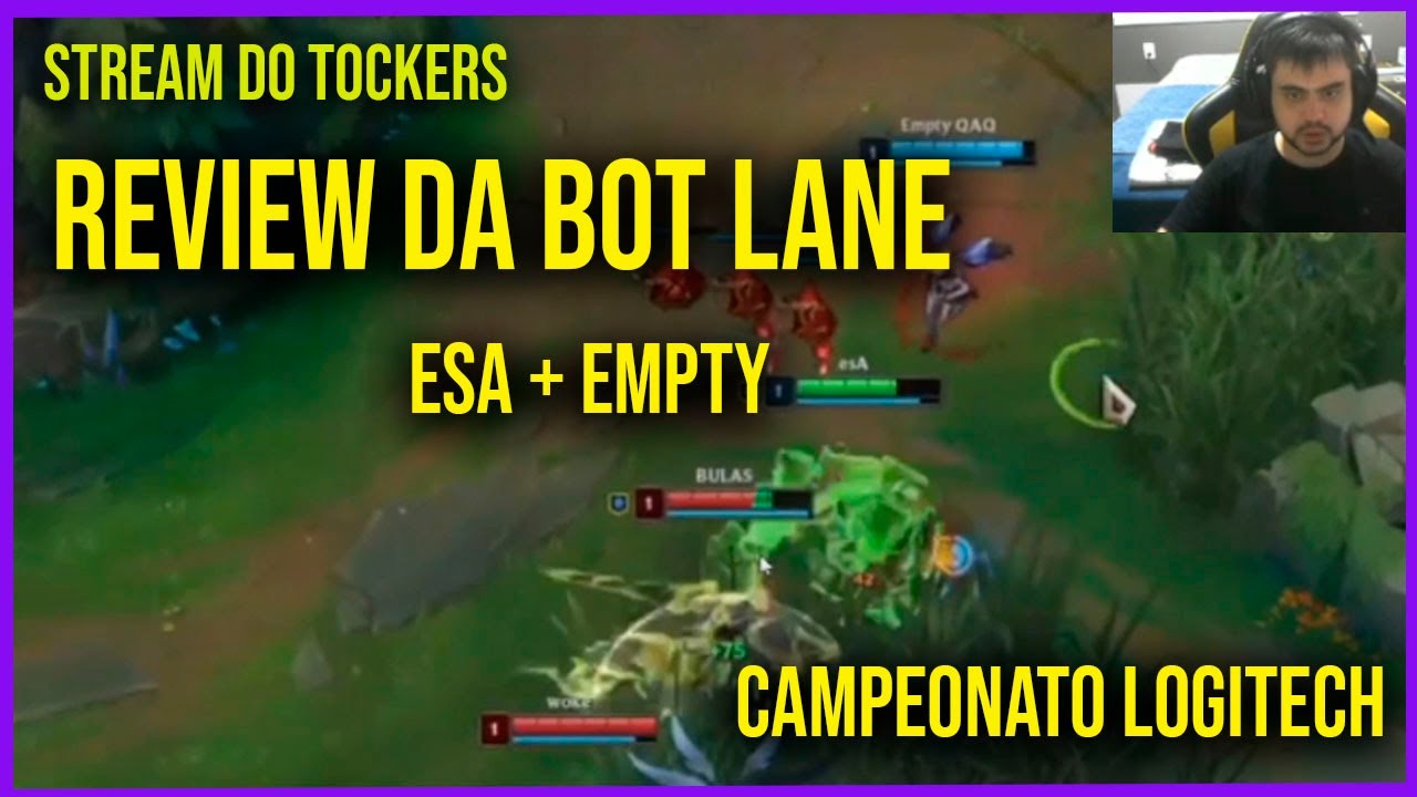 Tockers dando aula de bot lane l REVIEW EsA + Empty no campeonato da Logitech!