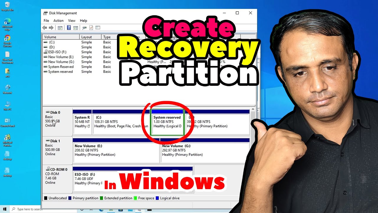 How to Create a Recovery Partition in Windows 11 or 10 PC or Laptop without Any Software - 2025