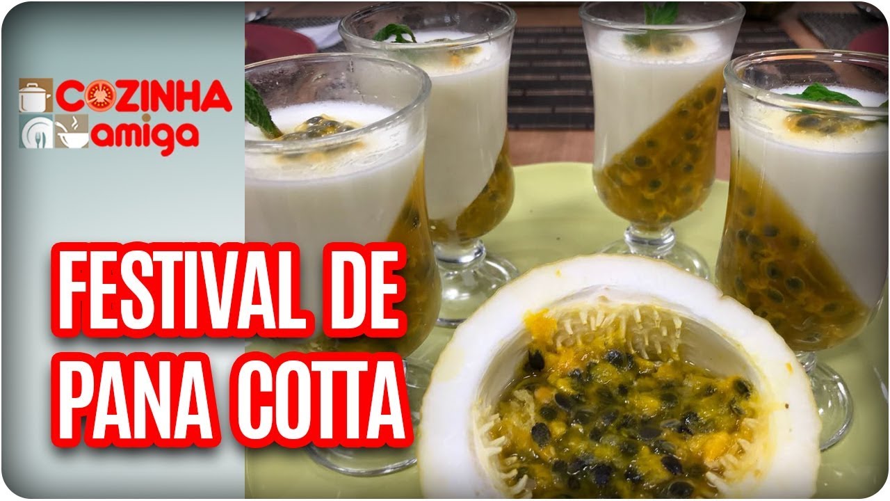 Festival de Panna Cotta - Raquel Novais| Cozinha Amiga (23/10/17)