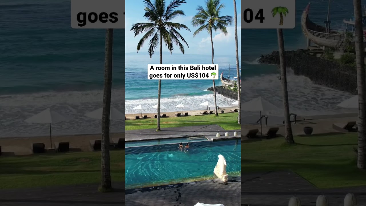 A stunning oceanfront resort in Bali for an affordable price