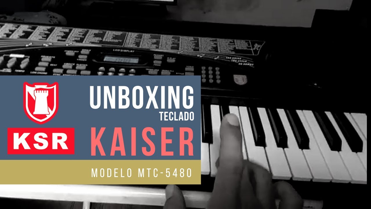 Teclado KAISER Mod. MTC-5480 (Unboxing)