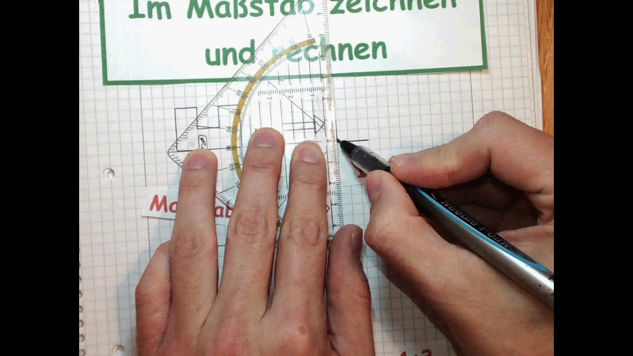 Im Maßstab zeichnen und rechnen