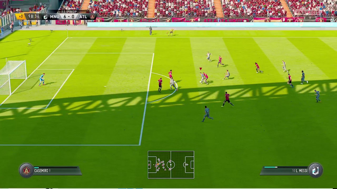 cr7 e messi na mls FIFA