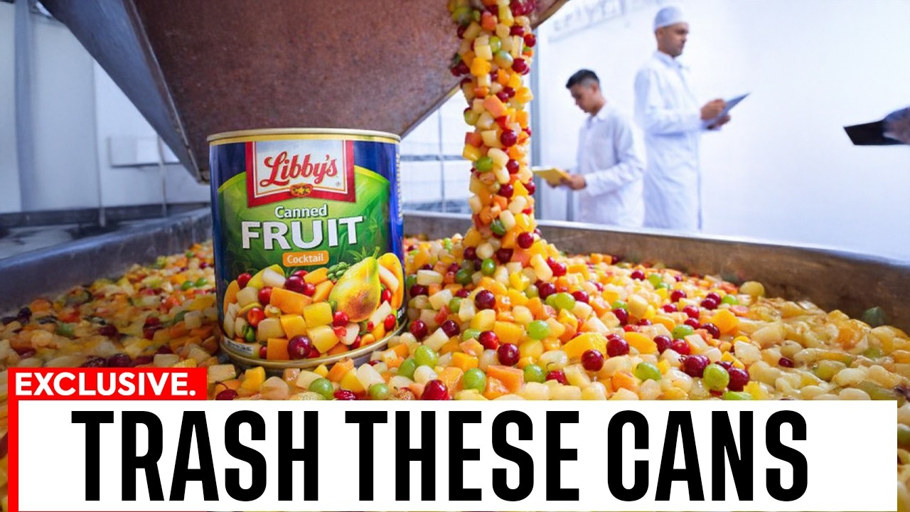 THROW AWAY These 10 Canned Fruit Brands (And 5 That You Can Keep)