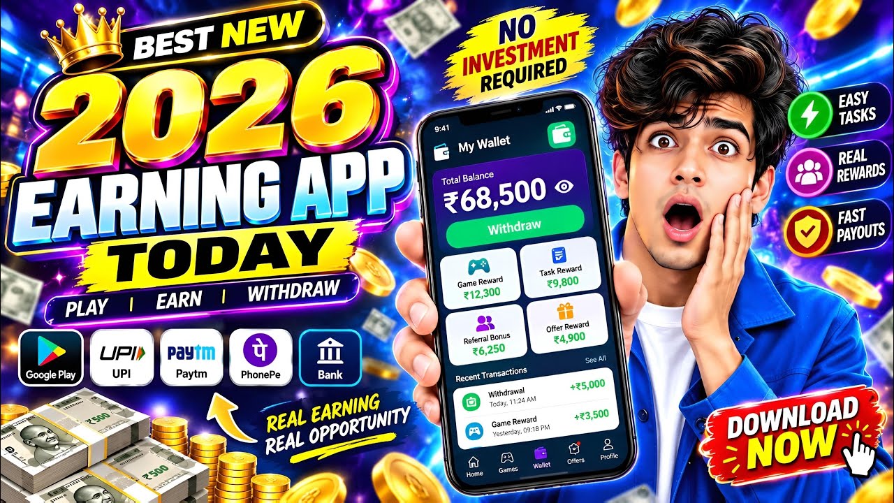 2026 BEST NEW EARNING APP TODAY | NEW LOOT OFFER TODAY | MONEY EARNING APPS | ONLINE EARNING APP