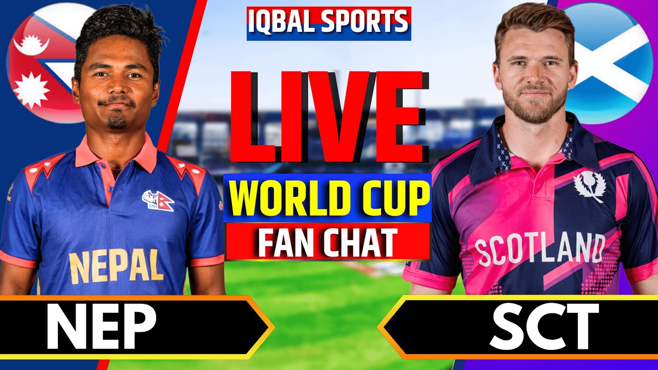 LIVE: NEP vs SCO, T20 World Cup | Live Cricket Match Today | Nepal vs Scotland Live | 2nd Innings