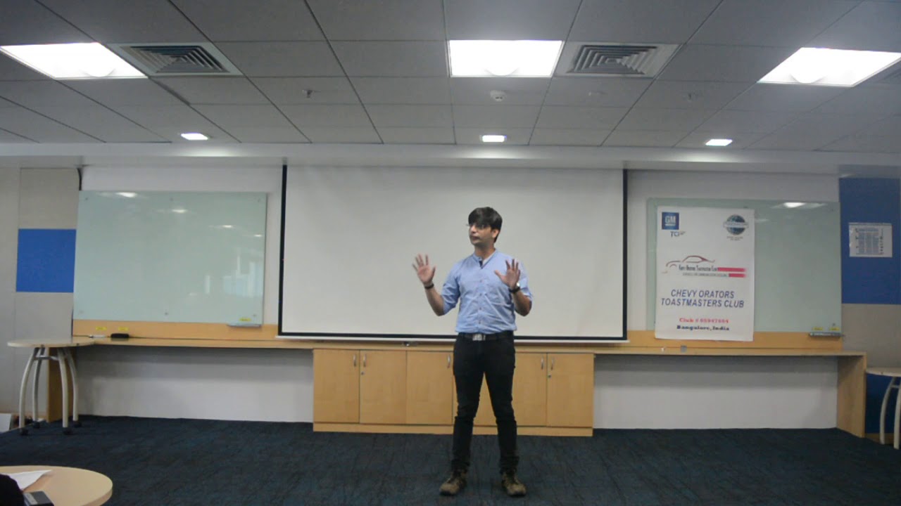 Humorous Speech Contest Winner (Area D3) - Manas Bhargava - CC6 Toastmasters