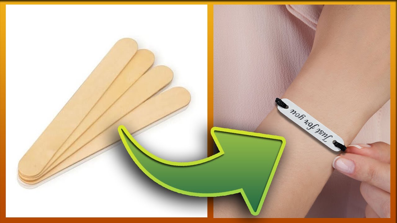 Dil Çubuğundan Bileklik Yapımı – Geri Dönüşüm Fikirleri #bileklikyapımı