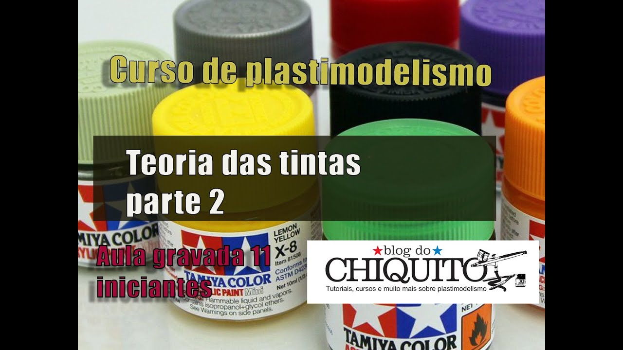 Teoria das tinta parte 2(aula gravada 11, modulo iniciantes)