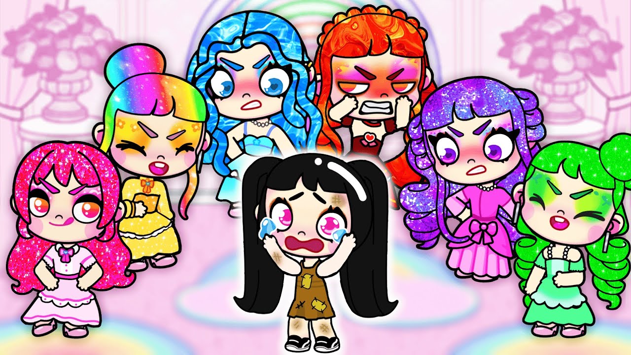 Estou isolada na escola porque não tenho um cabelo único 🥺 | História triste | Mundo Avatar