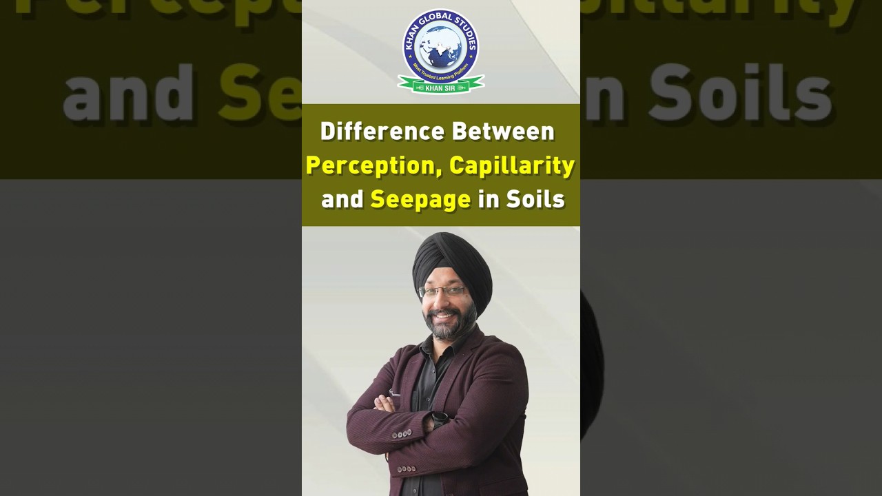 Difference Between Percolation, Capillarity & Seepage in Soils | #perception  #capillarity #seepage