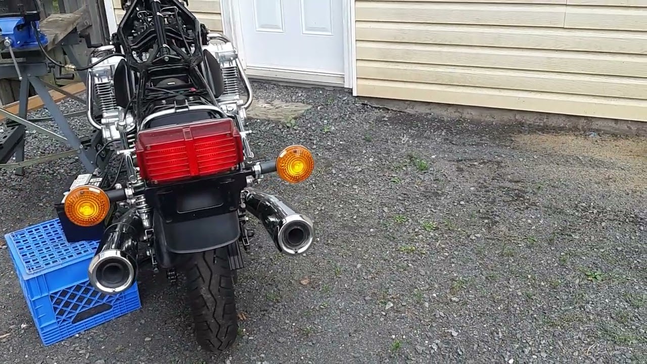 1979 Honda CBX1000 six cylinder. 1st start since 2015.