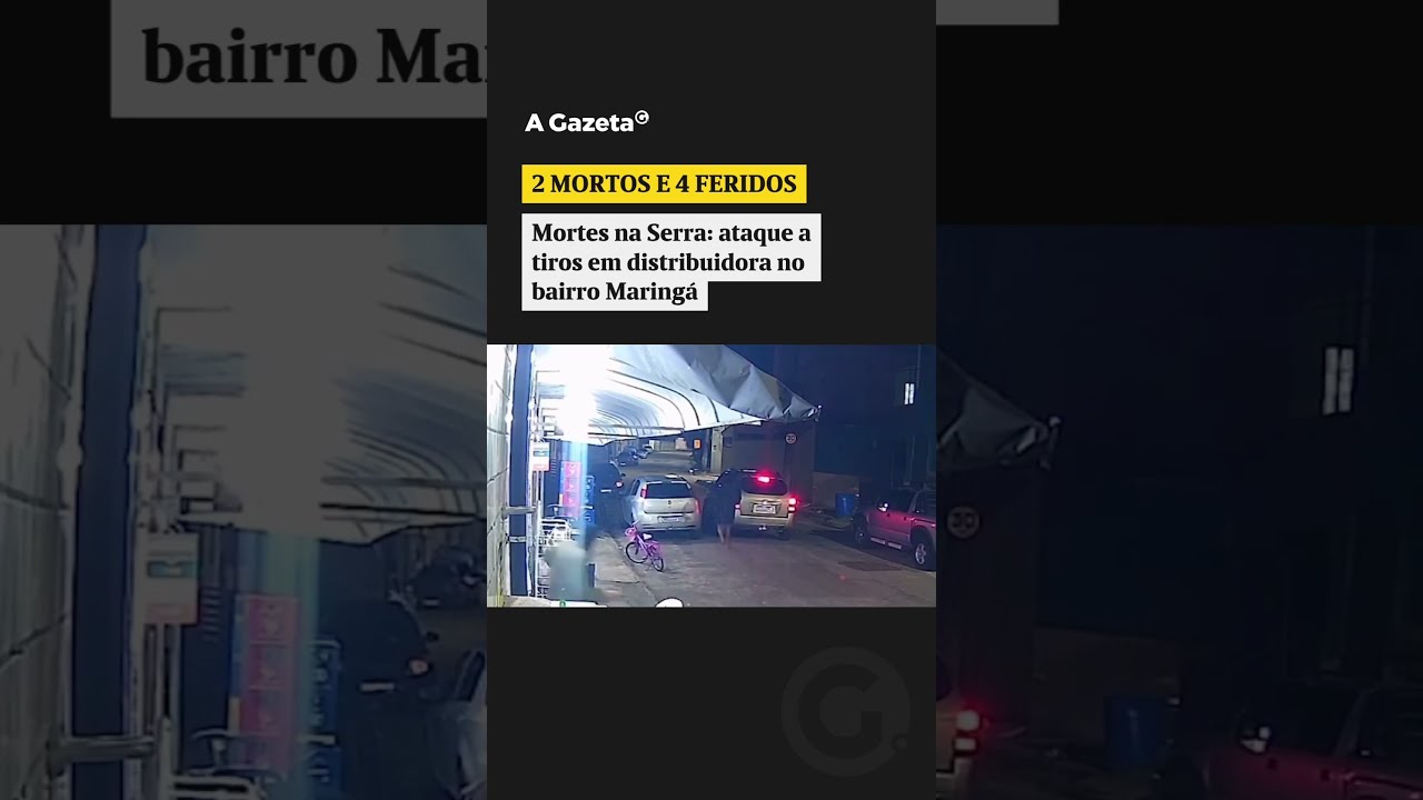 Mortes na Serra: ataque a tiros em distribuidora no bairro Maring&aacute;   #shorts #noticias