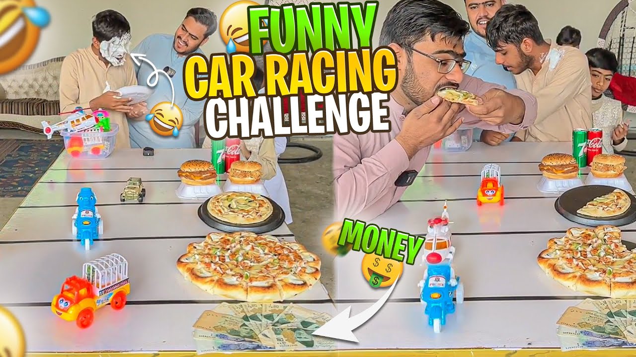 Funny car racing challenge