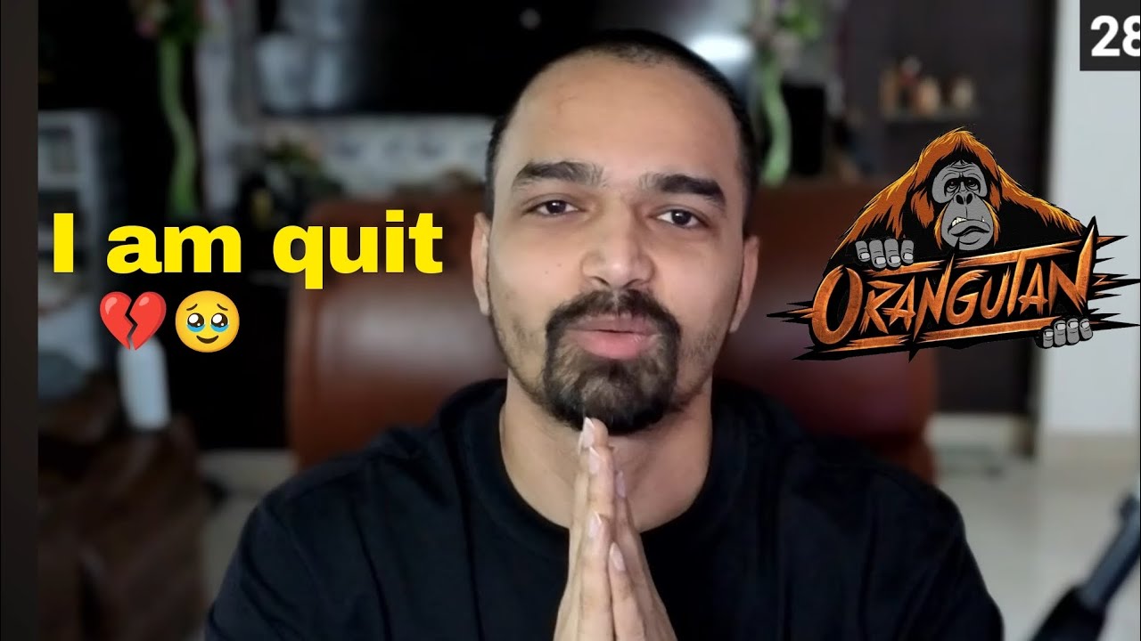 Mazy Quit Bgmi ESports 💔 apology to orangutan the End ?
