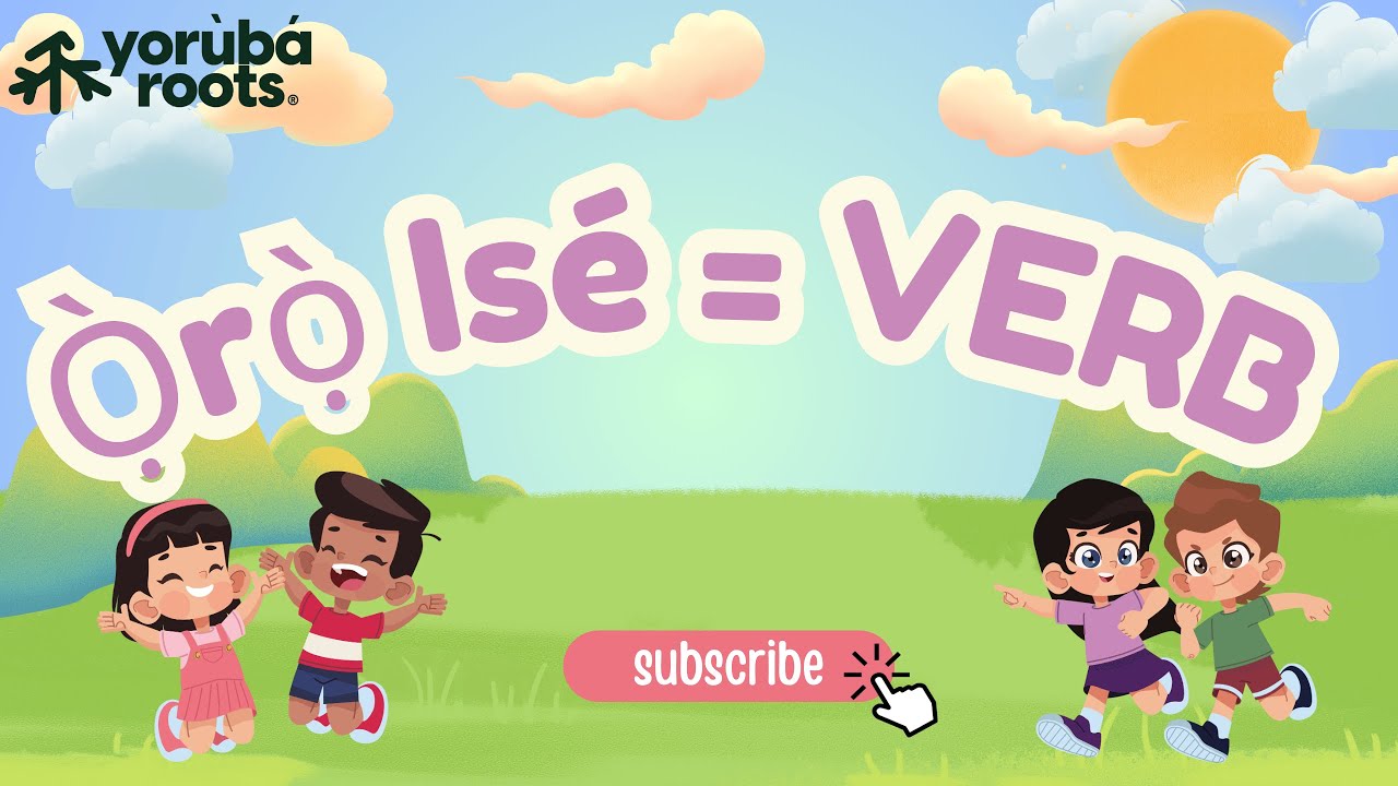 Learn Yoruba Action Words! | Fun & Interactive Verbs for Kids🎉