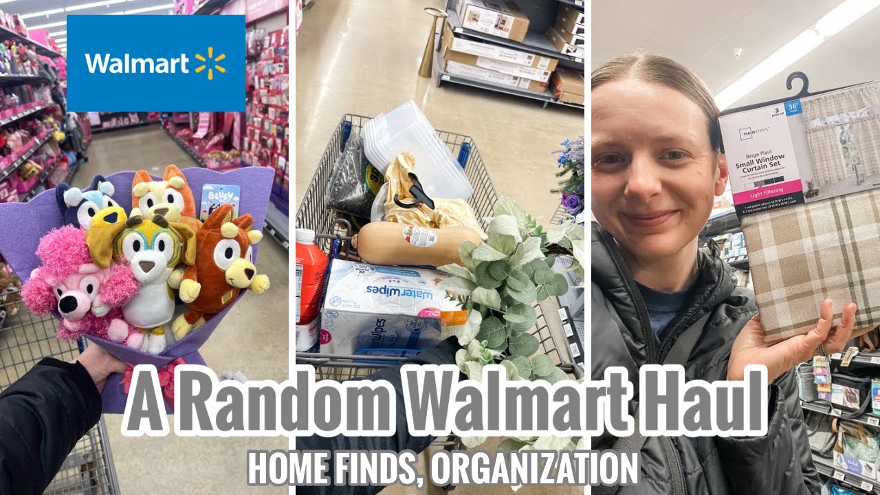I Need To Organize! | Random WALMART Haul | Home Finds, Organization Finds & Craving Spring