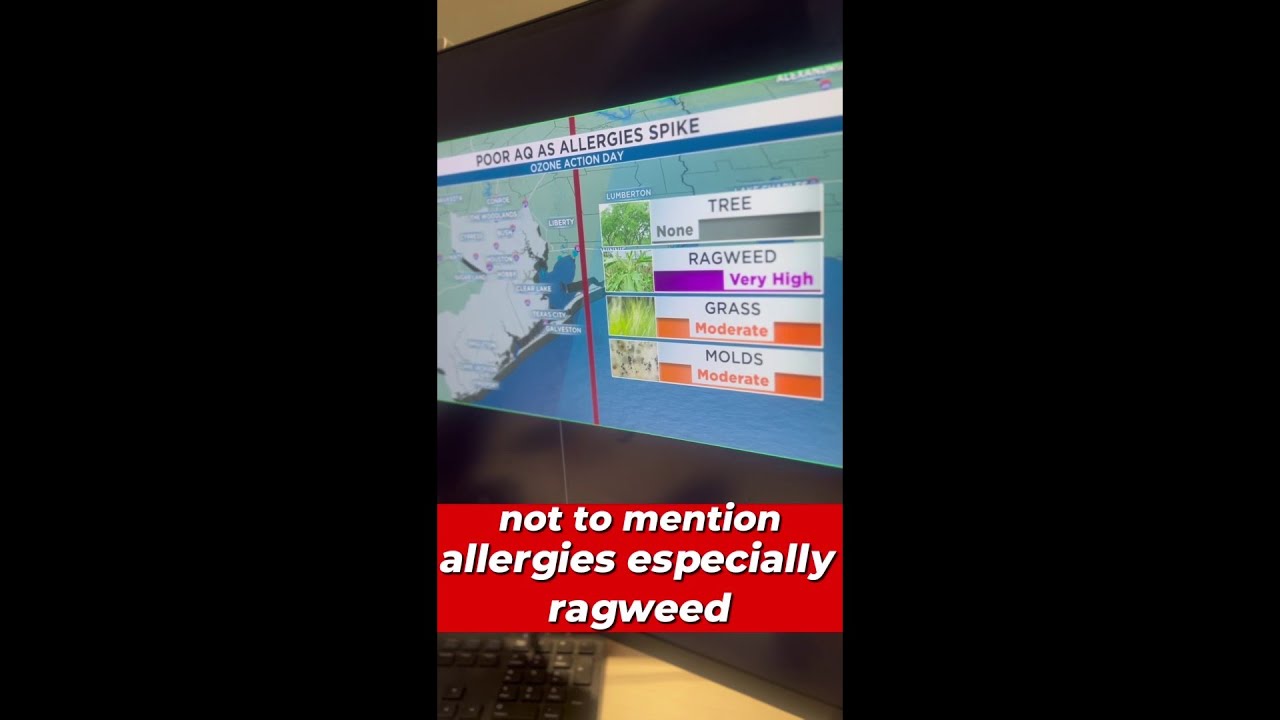 Allergies and poor air quality an issue for Houston Wednesday