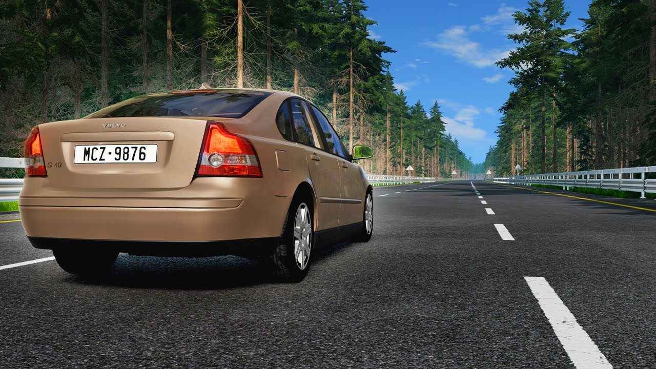 Я отправился в РЕАЛИСТИЧНОЕ автомобильное путешествие в BeamNG Drive.