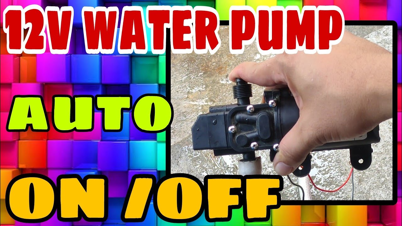 12v water pump( Auto off/on) Pwede pala.!! legit Gumana!!