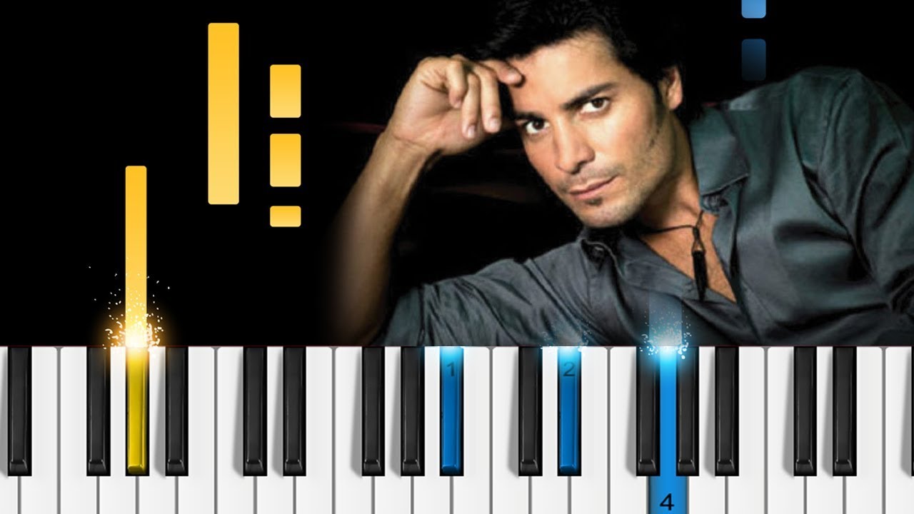 Chayanne - Me Enamor&eacute; de T&iacute; - Piano Tutorial