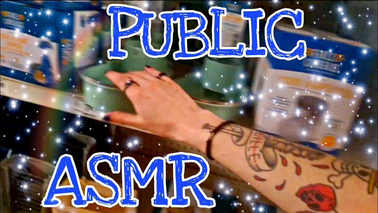 MY FIRST PUBLIC ASMR fast shelf straightening, camera scratching, alot of crinkles sounds