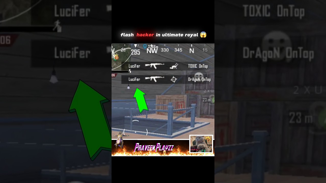 Flash hacker in ultimate royal 😱 #bgmi #shots #feed #hacker