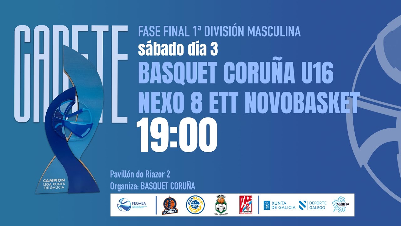 BAQUET CORUÑA U16 vs NEXO 8 ETT NOVOBASKET