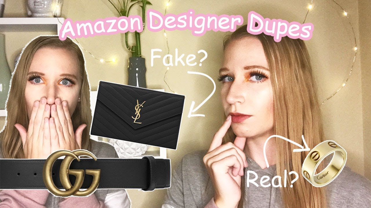 AMAZON DESIGNER DUPES THAT ACTUALLY LOOK REAL?!?! Full review, can these pass as the real thing?