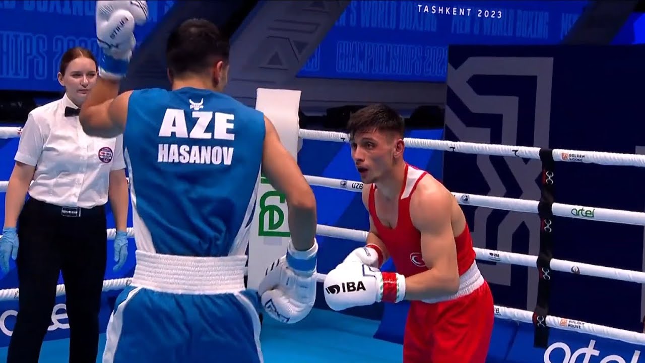R64 (63.5KG) KANLI BILGE KAGAN (TUR) vs HASANOV MALIK (AZE) | IBA World Boxing Championships 2023