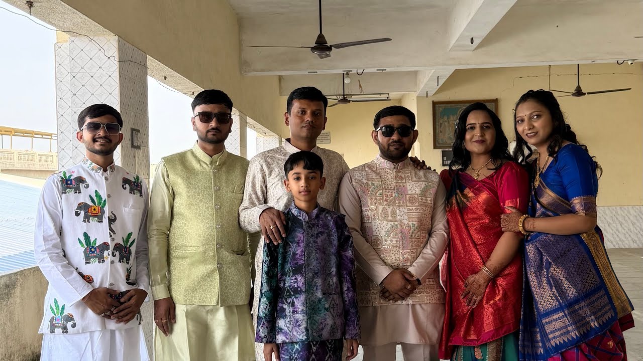 મંડપ રોપણ, મામેરું અને ગરબા માં ખૂબ ધમાલ કરી🥳