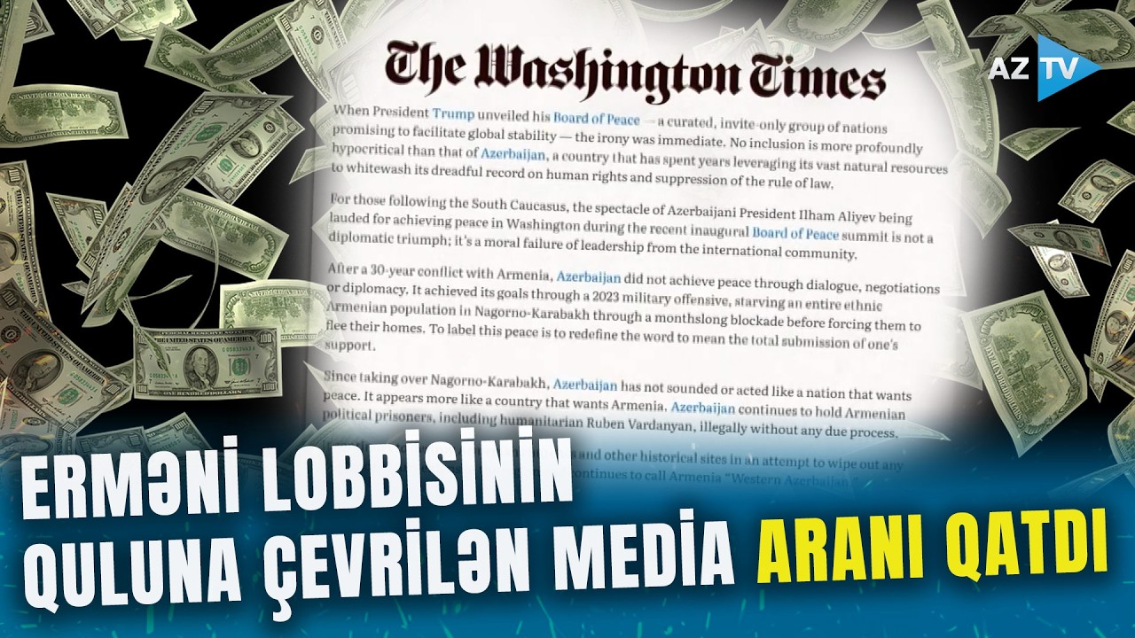 Amerika mediasının “ÖLÜNÜ DİRİLTMƏ” əməliyyatı:erməni lobbisinin ÇİRKİN OYUNLARI yenidən işə salındı