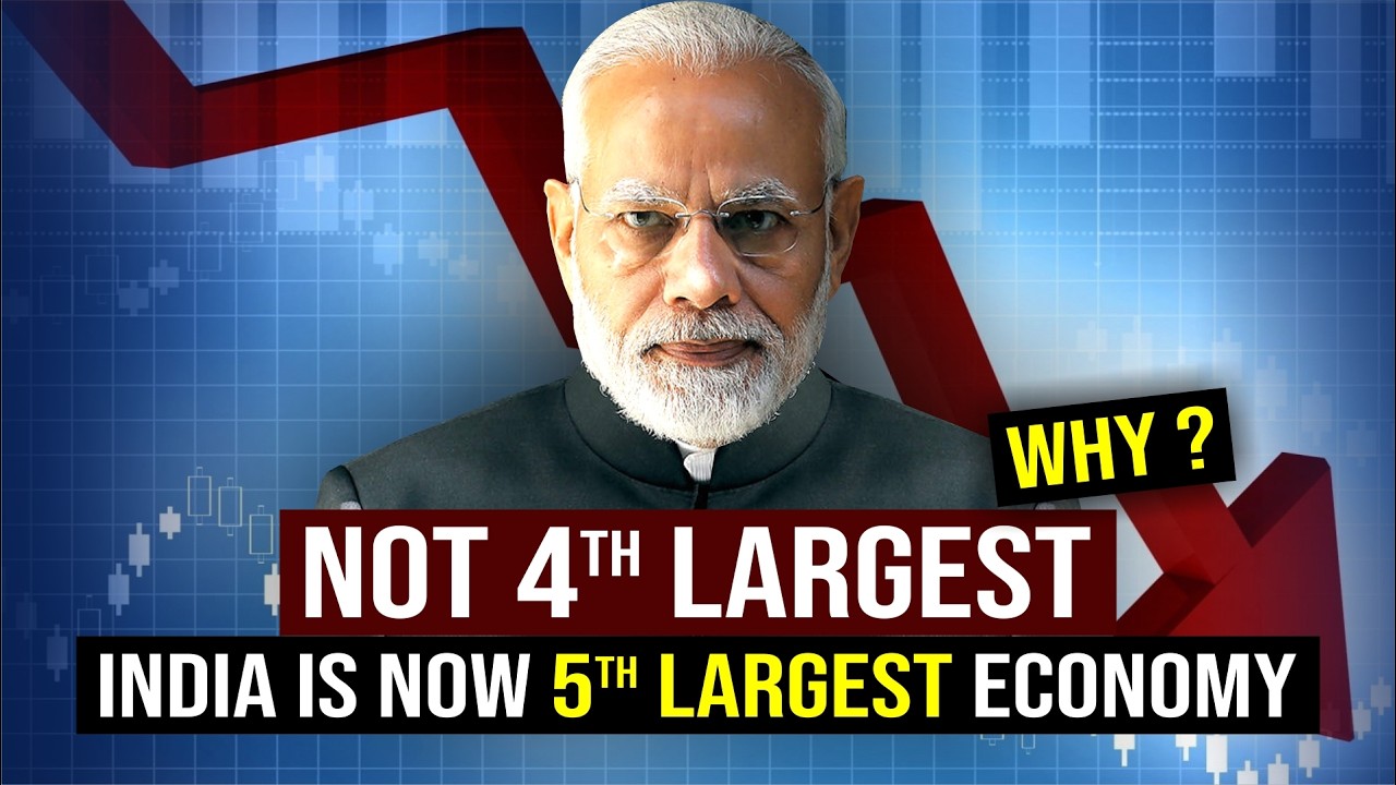 Not 4th Largest, India is now 5th LARGEST Economy | Future : 3rd Largest and 5 Trillion GDP by 2030