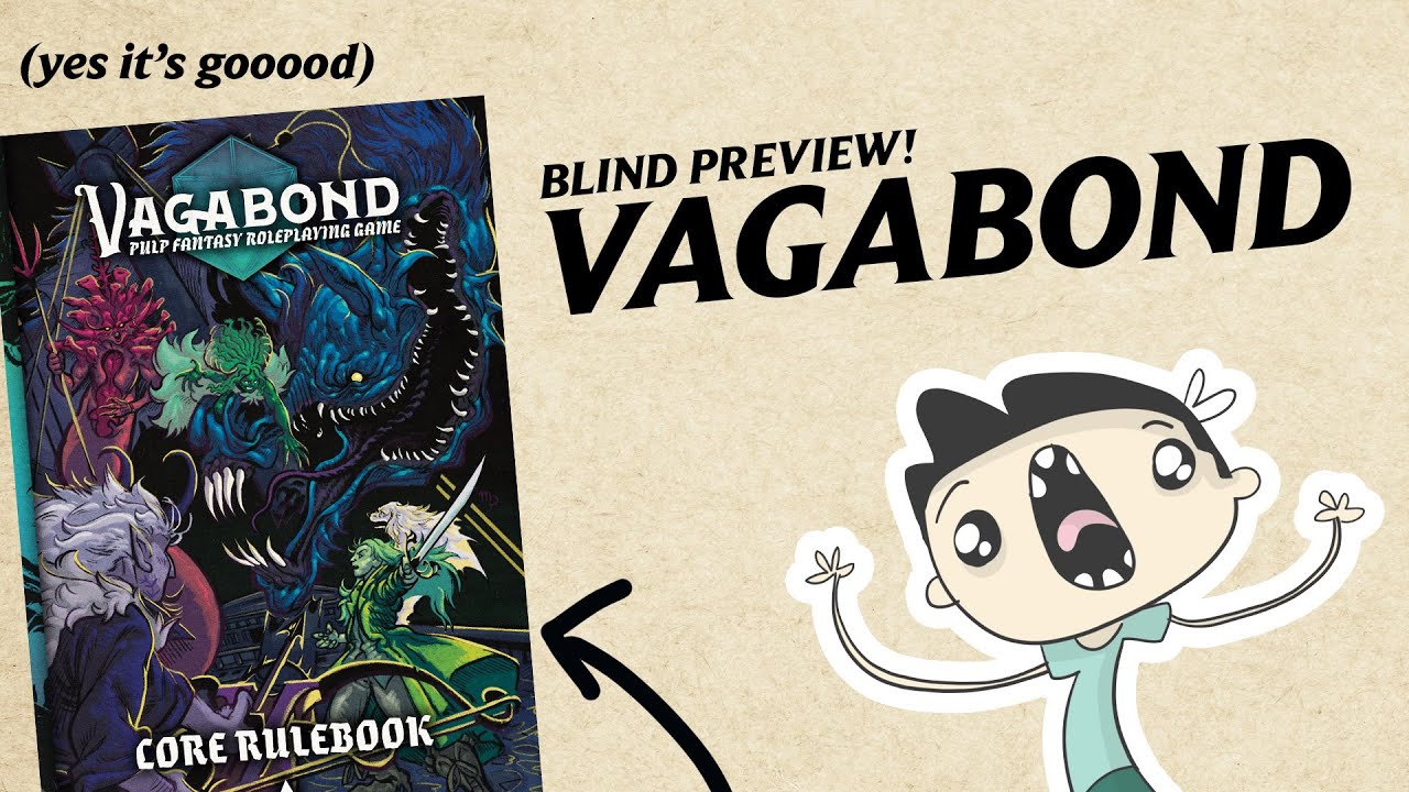 Vagabond TTRPG preview! (SO good) 🙌