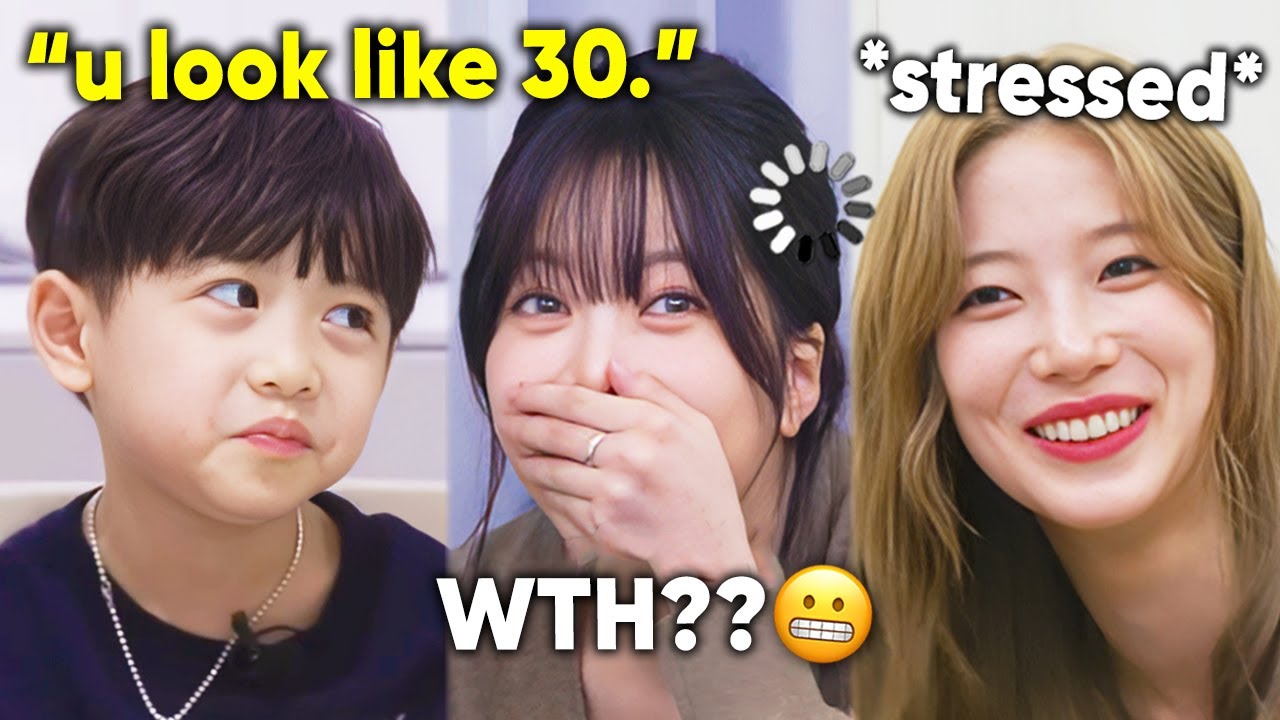 Le sserafim getting *roasted* by kids & babies (stressful funniest moments)