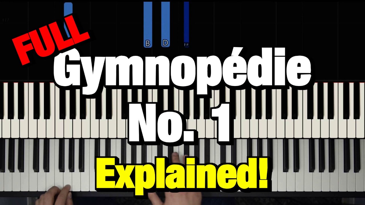 HOW TO PLAY - Erik Satie - "Gymnopédie No. 1" - EASY PIANO TUTORIAL LESSON (COMPLETE)