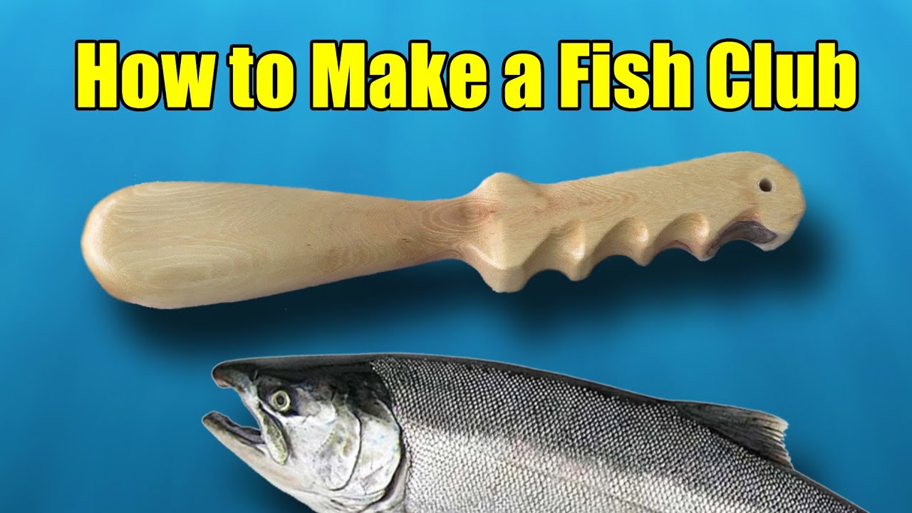How to Make a Fish Club - Fun Woodworking Project