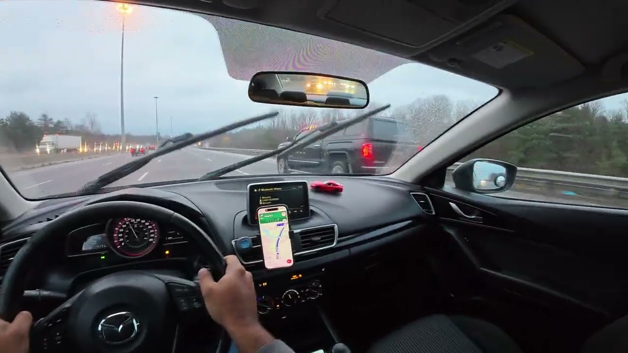 Mazda 3 2014 | POV Driving | Cold Morning | Daily Commute