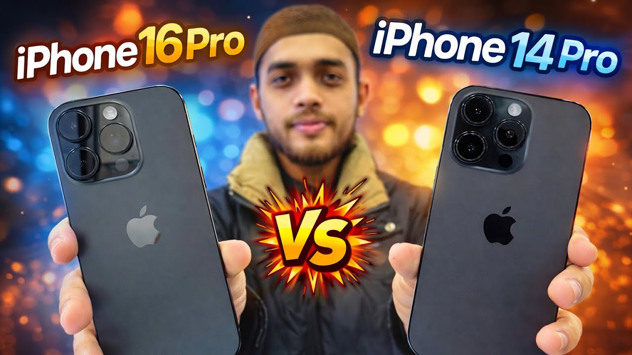 iPhone 16 Pro Vs iPhone  14 Pro Camera Compare , Who is Best🔥 #iphone14pro #iphone16pro #iphone13pro