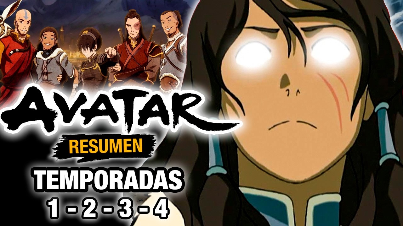 🌟AVATAR: LA LEYENDA DE KORRA [RESUMEN] TEMPORADAS 1; 2; 3 y 4 (Todos los libros) RESUMEN COMPLETO
