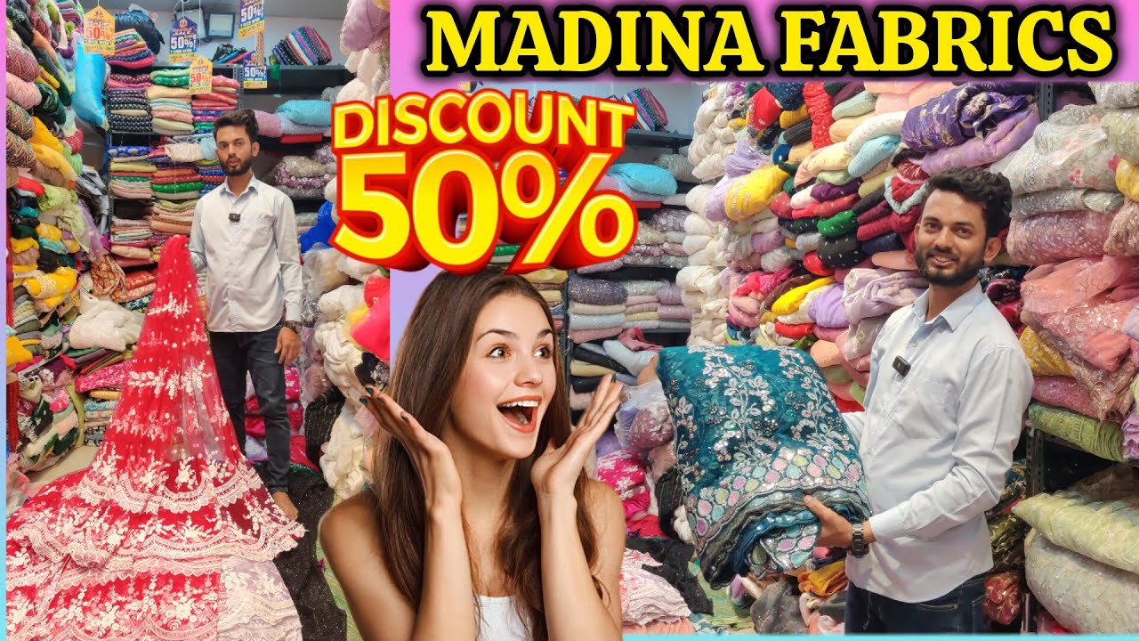 50% off |Madina Fabrics|Latest fabric designs |1 week offer #fabrics