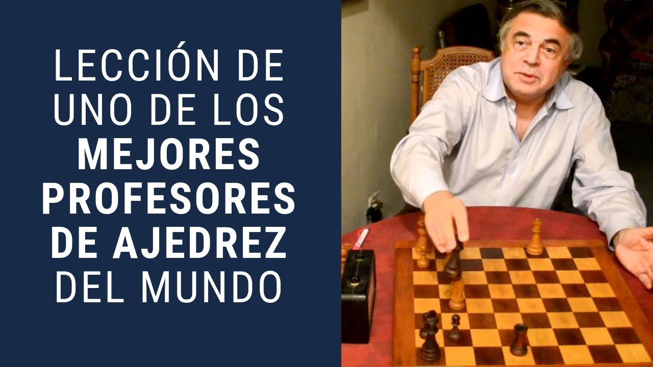 Lecci&oacute;n de uno de los mejores profesores de ajedrez del mundo.
