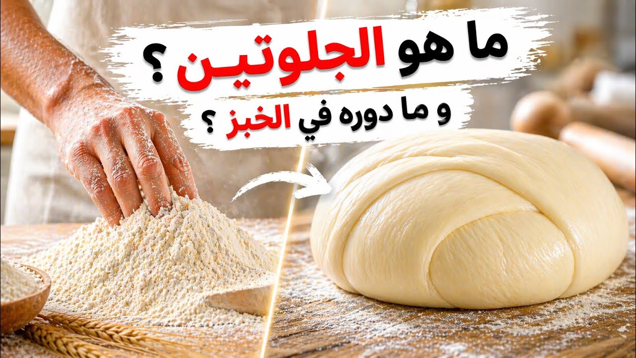 ما هو الجلوتين؟ السر الخفي وراء نجاح أو فشل المخبوزات |  Gluten
