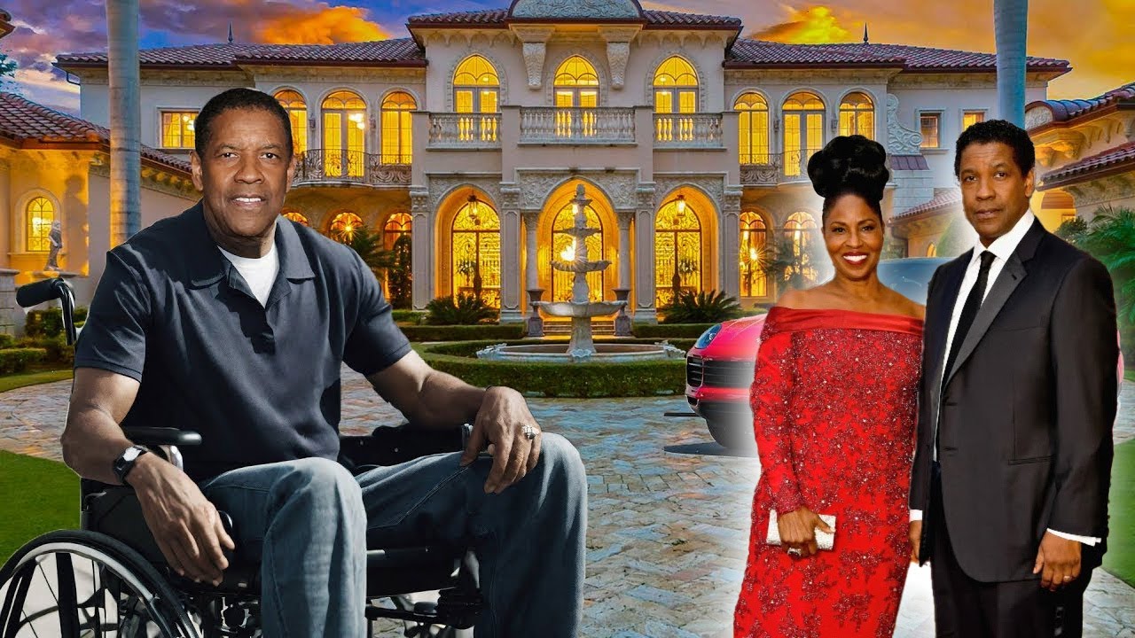 Inside Denzel Washington's Mansion, Lifestyle in 2024, Net Worth, Cars & Women...