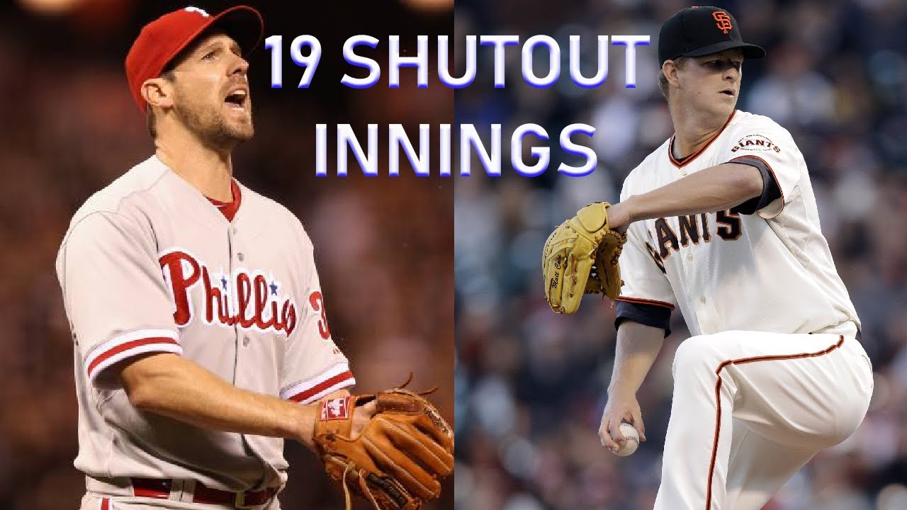 Cliff Lee & Matt Cain's LEGENDARY Duel in 2012 (19 Combined Shutout Innings)